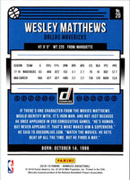 2018 Donruss Wesley Matthews #20