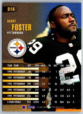 1995 Fleer Barry Foster #314