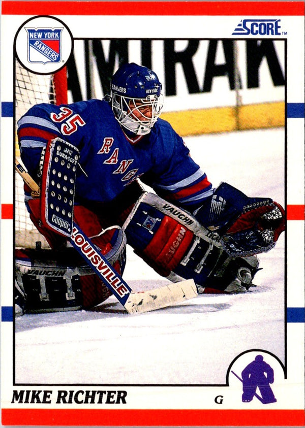 1990 Score Mike Richter #74 Rookie