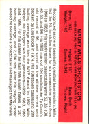 1987 Hygrade All-Time Greats Maury Wills