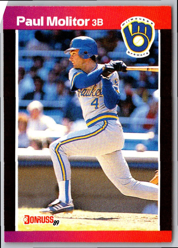 1989 Donruss Paul Molitor #291