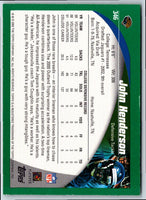2002 Topps John Henderson #346 Rookie