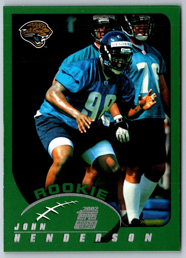 2002 Topps John Henderson #346 Rookie