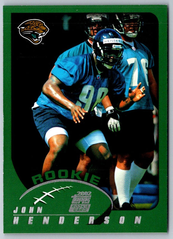 2002 Topps John Henderson #346 Rookie