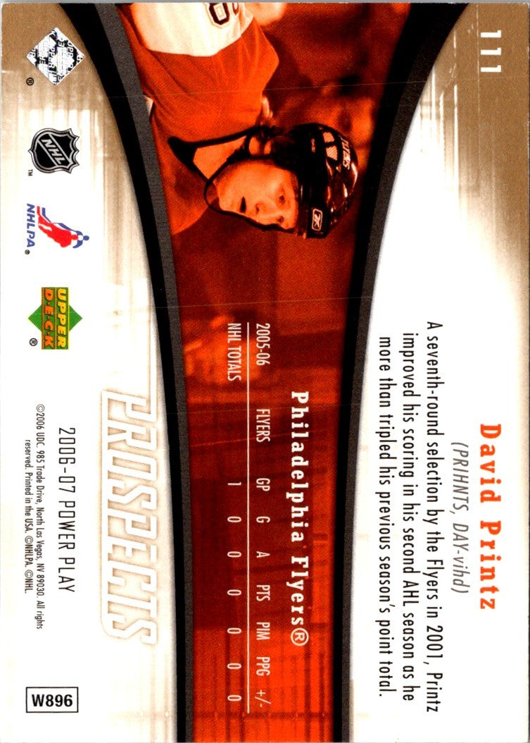 2006 Upper Deck Power Play David Printz