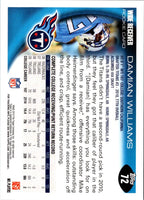 2010 Topps Damian Williams #72 Rookie