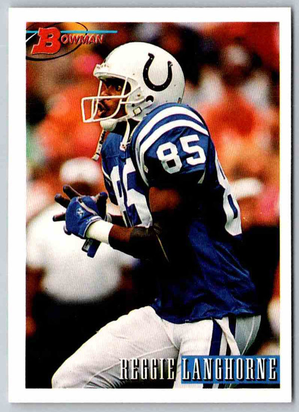 1993 Bowman Football Reggie Langhorne #387