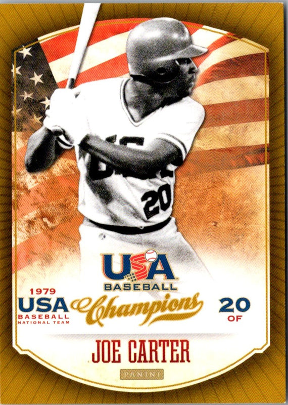 2013 Panini USA Champions Stars and Stripes Signatures Joe Carter #JOE