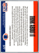 1991 Pro Set Dallas Public Service Announcement Charles Mann