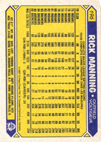 1987 O-Pee-Chee Rick Manning #196