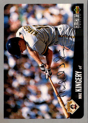 1996 Collector's Choice Silver Signature Mike Kingery #684