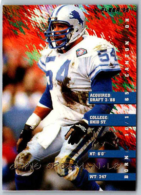 1995 Fleer Chris Spielman #130