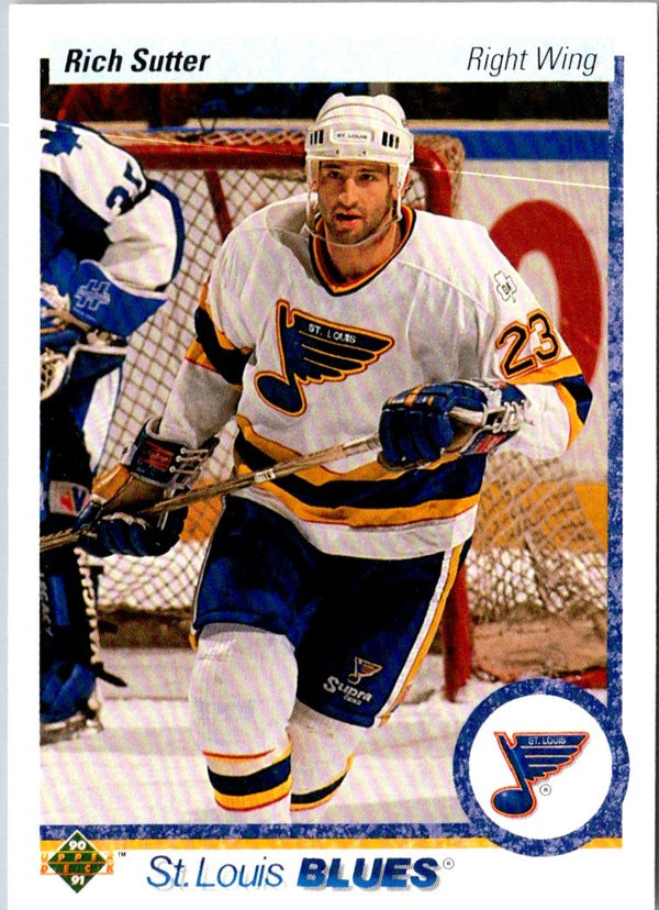 1990 Upper Deck Rich Sutter #328