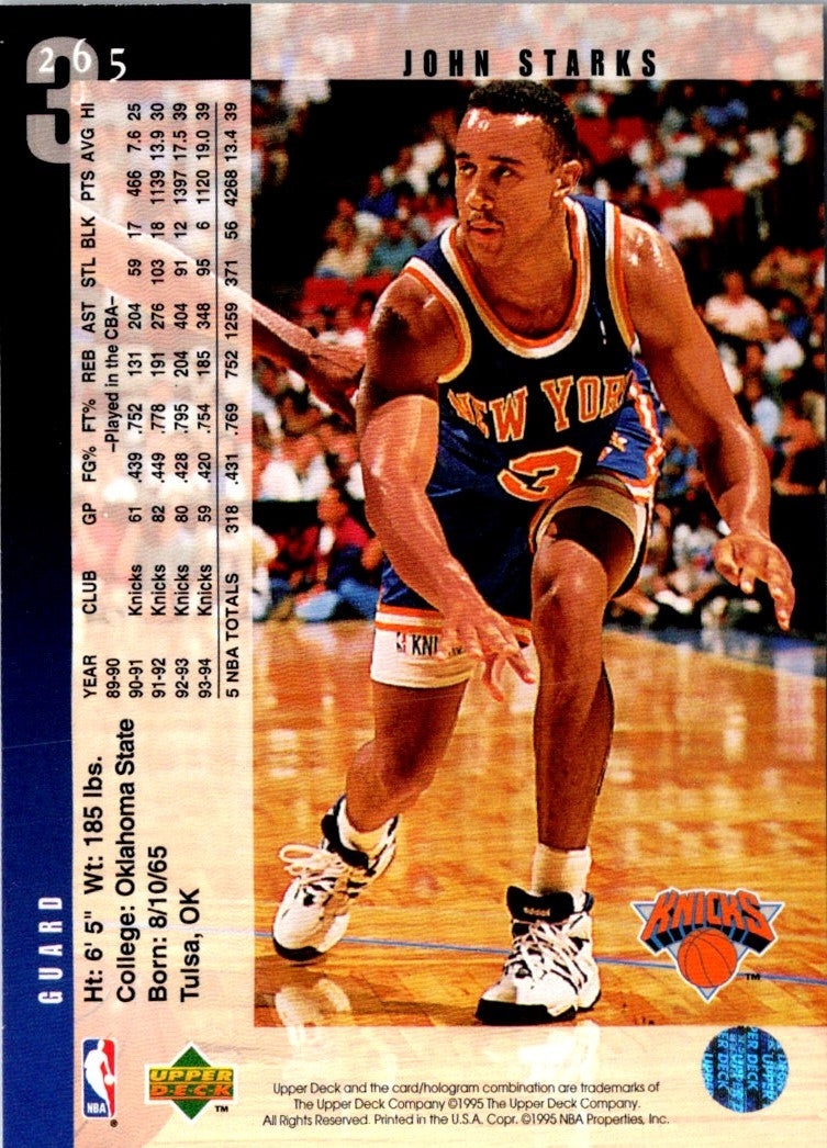 1994 Upper Deck John Starks