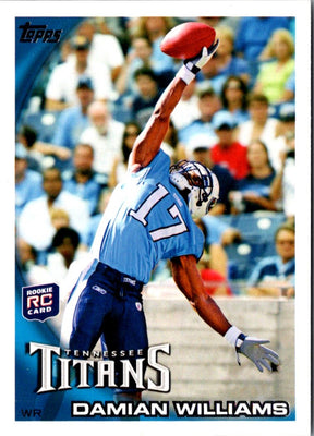 2010 Topps Damian Williams #72 Rookie