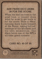 1979 Fleer Team Action In for the Score (Offense) #49