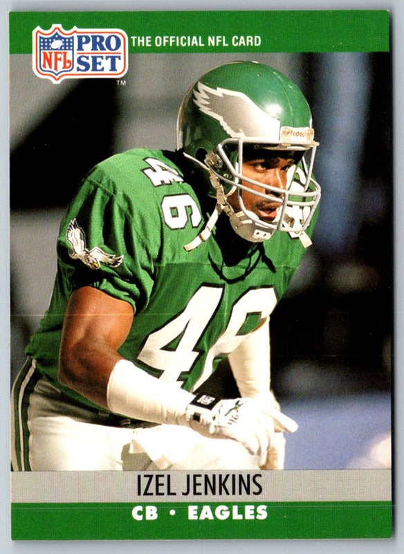 1990 Pro Set Izel Jenkins #612 Rookie