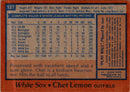 1978 Topps Chet Lemon