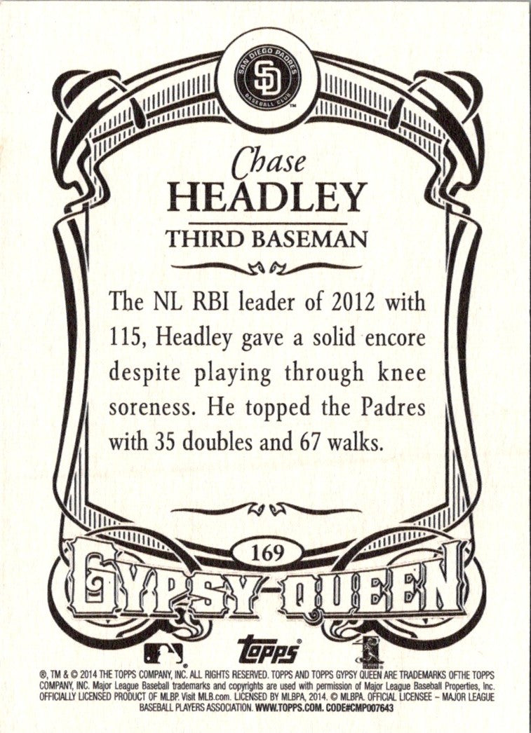 2014 Topps Gypsy Queen Chase Headley