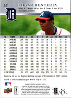 2008 Upper Deck Edgar Renteria #47