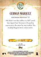 2018 Topps Gypsy Queen German Marquez #296