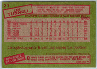 1985 Topps Lee Tunnell #21