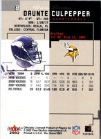 2002 Fleer Box Score Daunte Culpepper #8