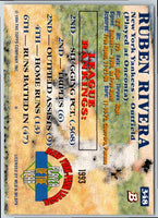1994 Bowman Ruben Rivera #348 Rookie