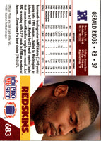 1991 Pro Set Gerald Riggs #683