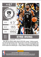 2019 Panini Contenders Kyrie Irving #67