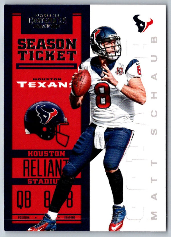 2012 Panini Contenders Matt Schaub #38