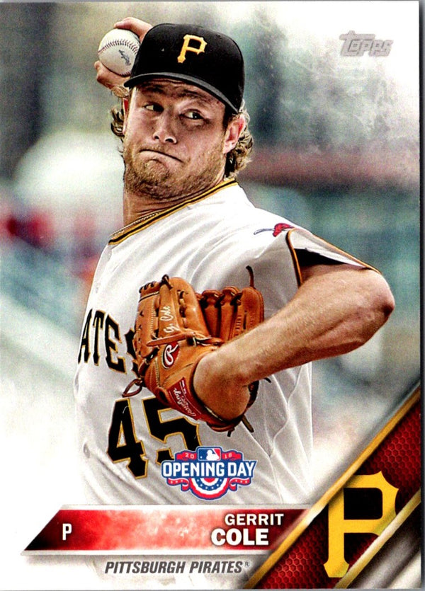 2016 Topps Opening Day Gerrit Cole #OD-163