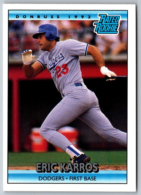 1992 Donruss Eric Karros #16