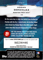 2011 Topps Town Series 2 Adrian Gonzalez #TT2-7