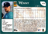 2001 Topps Brad Penny #173