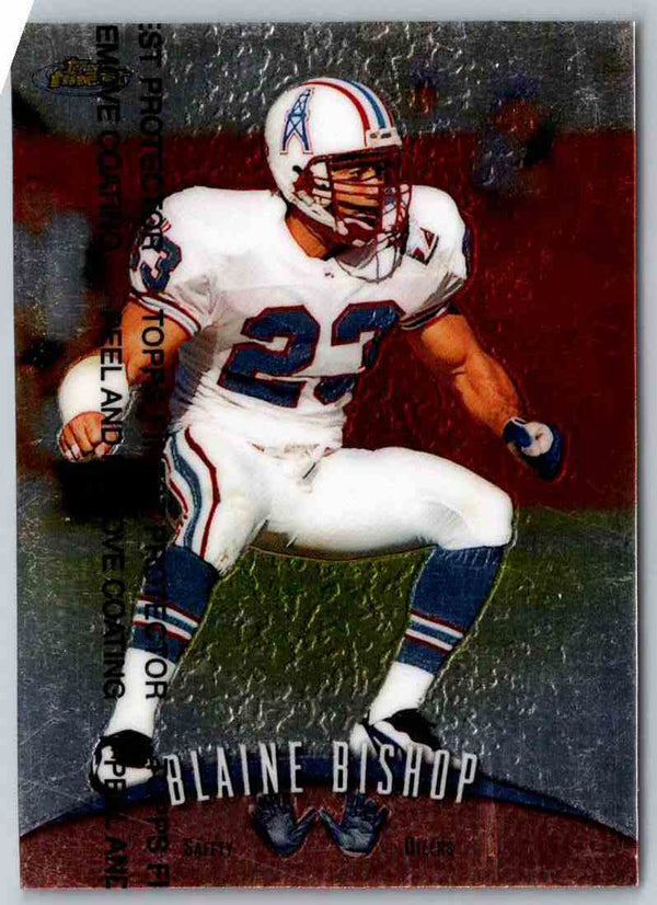 1998 Topps Finest Football Blaine Bishop #176