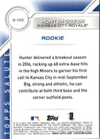 2017 Topps Hunter Dozier #S-102