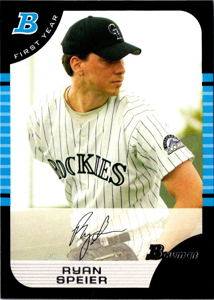 2005 Bowman Ryan Speier