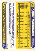 1987 O-Pee-Chee Candy Maldonado #335