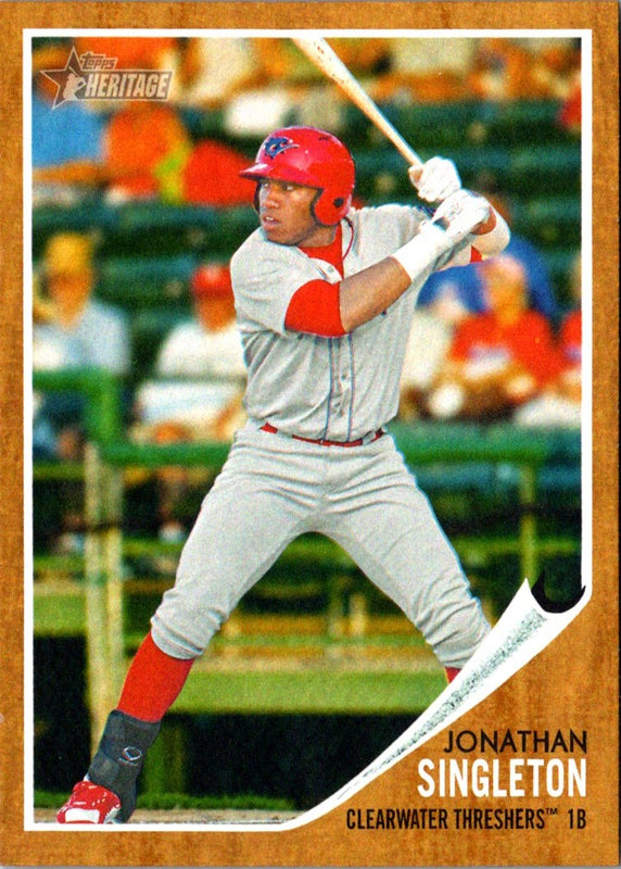 2011 Topps Heritage Minor League Jonathan Singleton #154