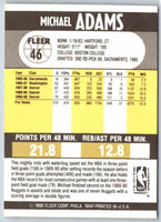 1990 Fleer Michael Adams #46