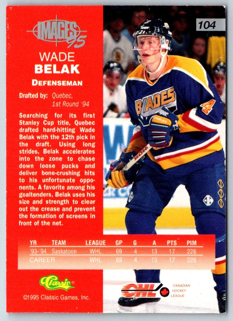 1995 Classic Images Wade Belak