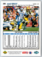 1995 Upper Deck Mel Gray #240