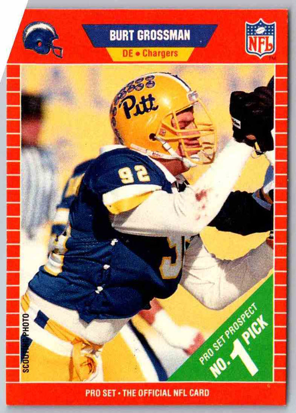 1989 NFL Proset Burt Grossman #512