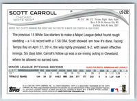 2014 Topps Update Scott Carroll #US-232 Rookie