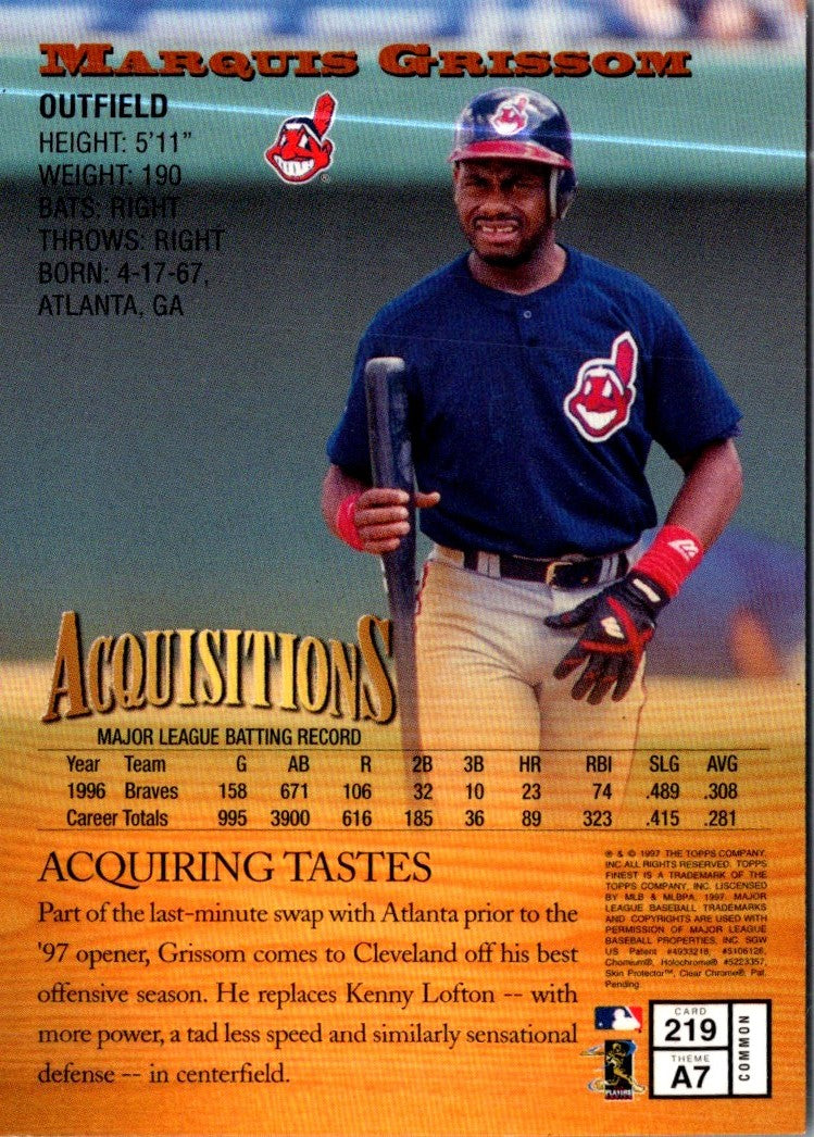 1995 Topps Marquis Grissom