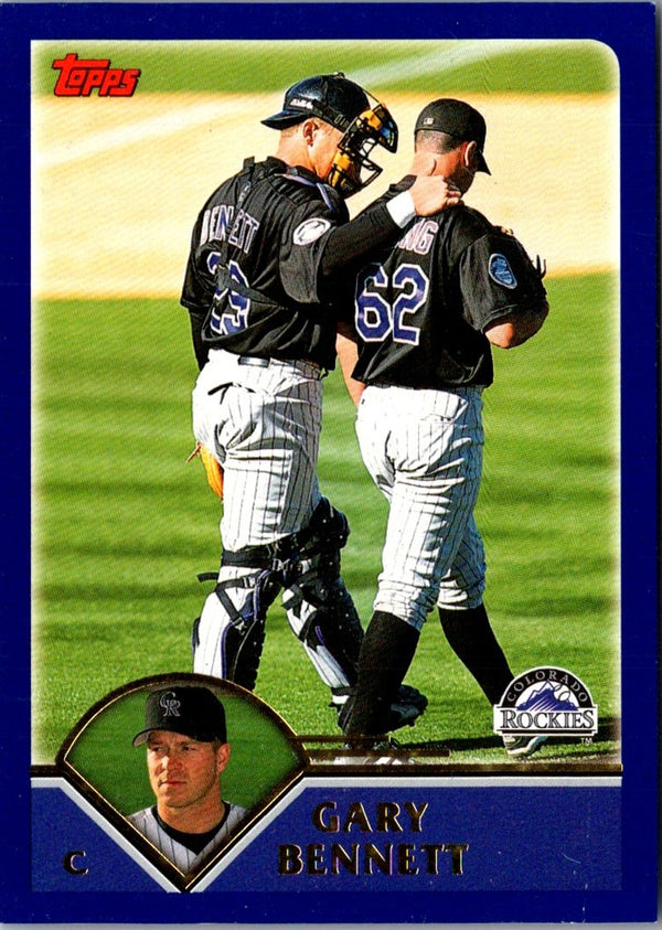 2003 Topps Gary Bennett #198