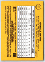 1987 Donruss Marvell Wynne #411