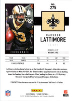 2020 Score Marshon Lattimore #275
