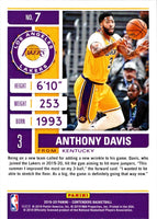 2019 Panini Contenders Anthony Davis #7